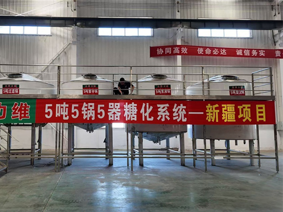 葫芦岛精酿啤酒设备厂—5吨精酿啤酒设备—新疆项目